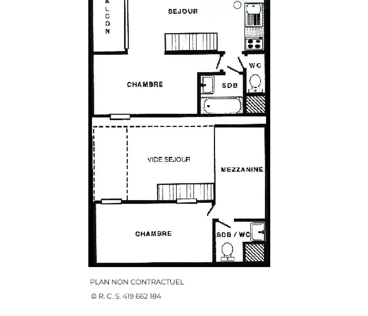Apartment Residence Jetay - Appartement Avec Mezzanine Pour 6 Personnes Mae-4624 Saint-Martin-de-Belleville France
